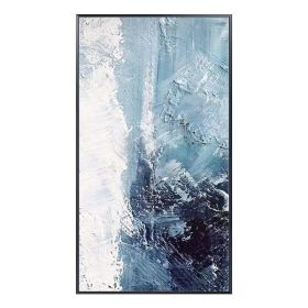 new style hand made painting Wall Art Handmade Paintings Abstract Painting On The Canvas for living room artwork  Free Shipping (size: 40x80cm)